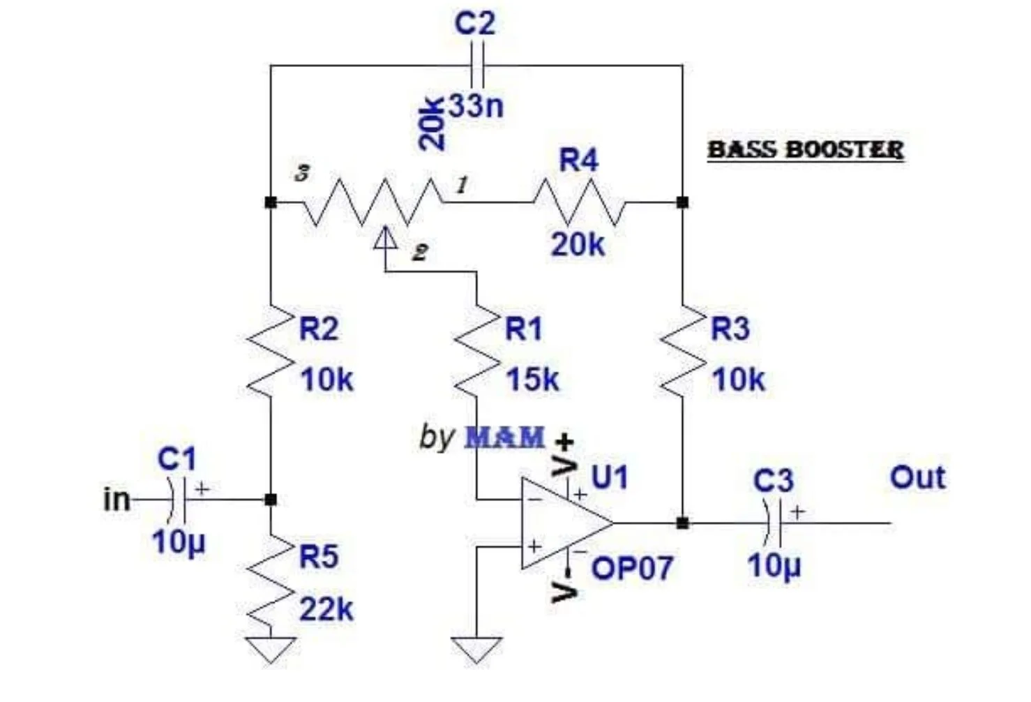 rangkaian bass booster sederhana