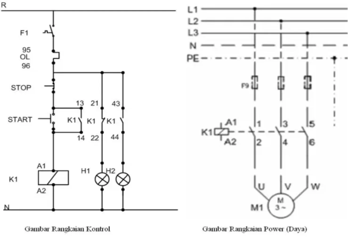 rangkaian dol 1 fasa