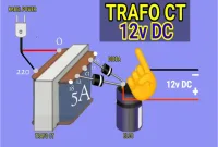 rangkaian trafo ct 12v